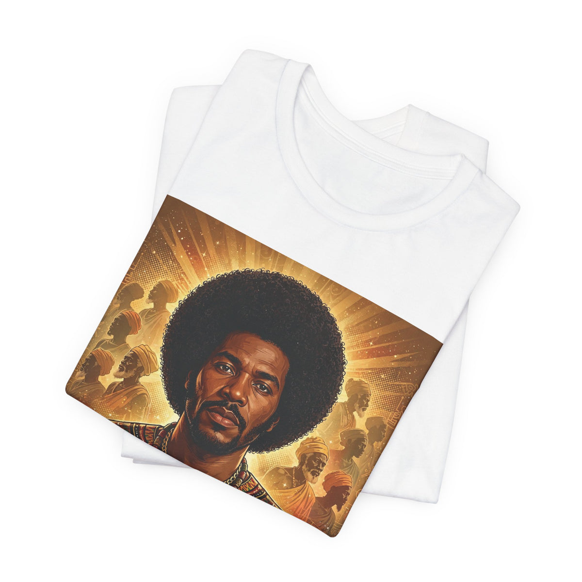 Ancestral King Afrocentric T-Shirt-Black Heritage Shirt.