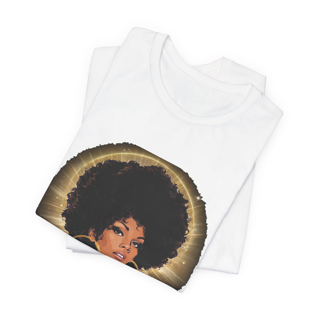 Unisex Jersey Short Sleeve Tee-Black Girl Magic-Afro Queen Graphic Tee-Empowering Black Girl Shirt-Melanin Magic Shirt.