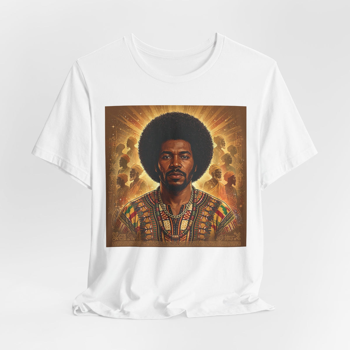 Ancestral King Afrocentric T-Shirt-Black Heritage Shirt.