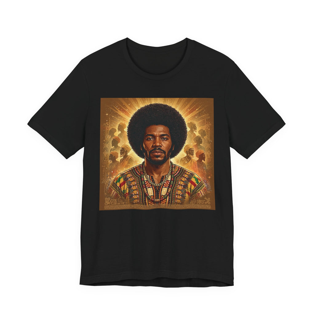 Ancestral King Afrocentric T-Shirt-Black Heritage Shirt.