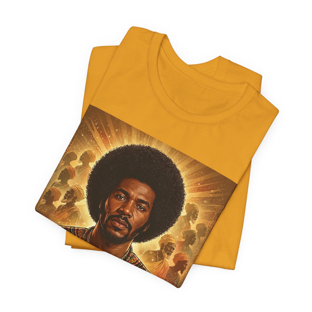 Ancestral King Afrocentric T-Shirt-Black Heritage Shirt.